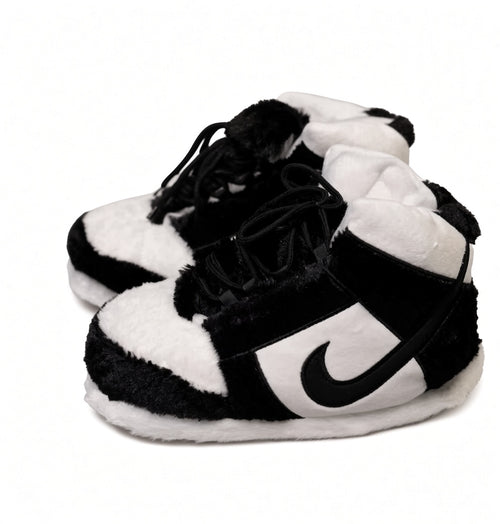 Black And White Sneaker Slippers