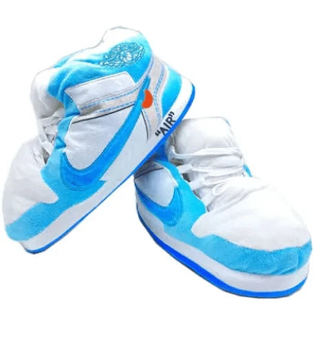 Off-White Blue Sneaker Slippers