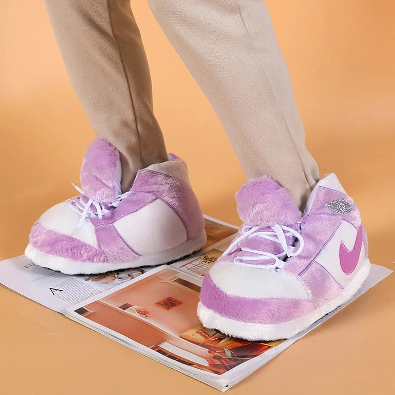Purple Sneaker Slippers